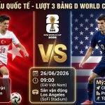Nhận định trận đấu Thổ Nhĩ Kỳ vs Mỹ lượt 3 bảng D World Cup 2026 cùng chuyên gia Gavang TV.